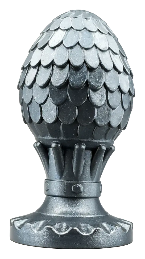 Dragon's Egg Plug by Pleasure Forge — the full sculpt, cut out against the page