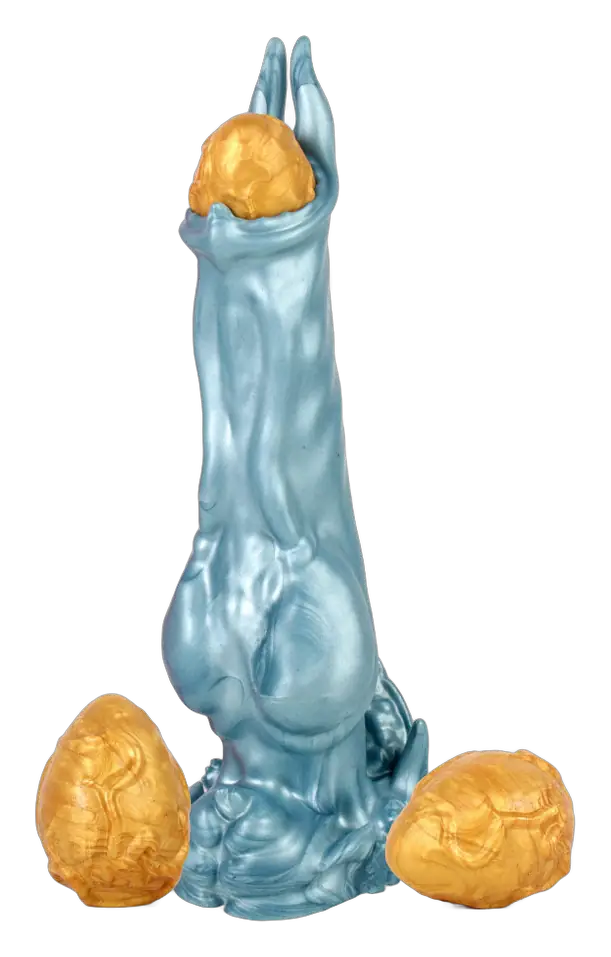 Scarabaeus Ovipositor Dildo by Sinnovator — the full sculpt, cut out against the page