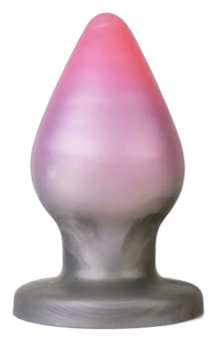 Thick Extreme Butt Plug by Sinnovator — the full sculpt, cut out against the page